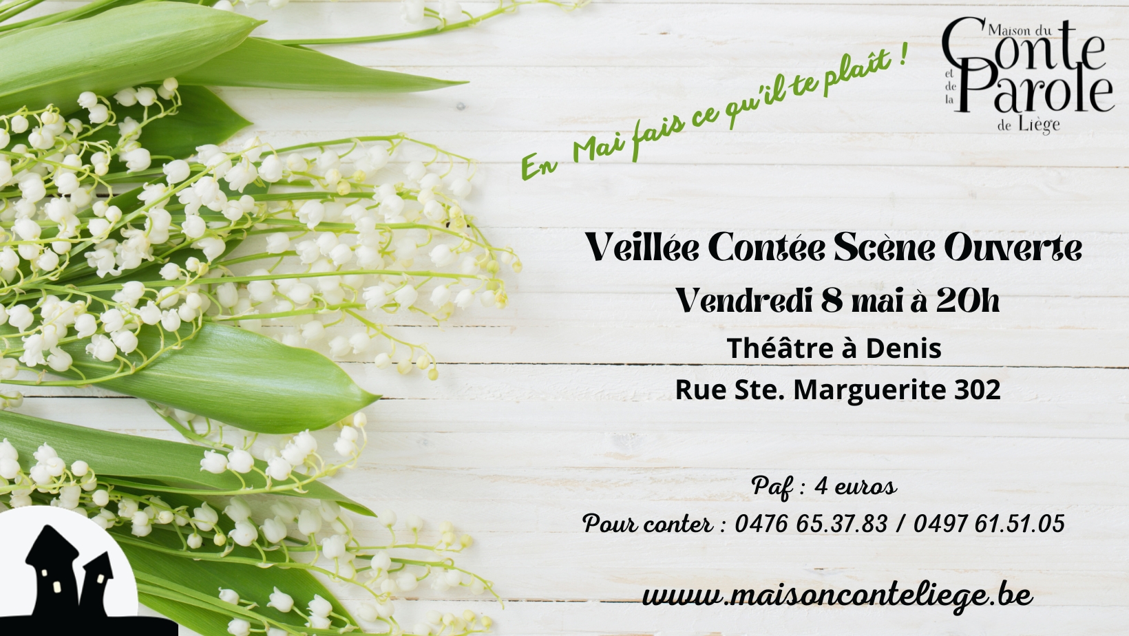 Veillée de Mai de la Maison du Conte de Liege